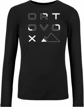 Ortovox 185 Merino Brand Outline Langarmshirt