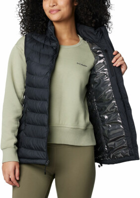 Columbia Powder Lite II Wms Vest Omni-HEAT, Omni-SHIELD
