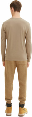 TOM TAILOR LS W.Chest Print férfi póló