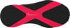 Schuhsohle mit schwarzem und pinkem Muster und Nike-Logo.