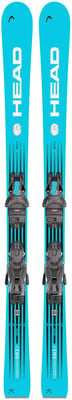 HEAD-Ski mit blauer Grafik und schwarzen Bindungen für Herren.