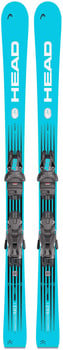 HEAD-Ski mit blauer Grafik und schwarzen Bindungen für Herren.