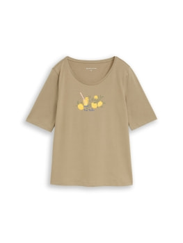 Tom Tailor Crew Neck Woman Print női póló