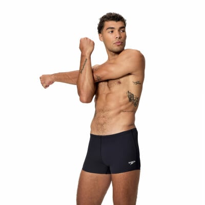 Speedo Endurance+ Logo Aqua Badehose mit Bein Speedo Endurance+ Logo Aqua Badehose mit Bein