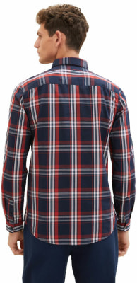 Tom Tailor TOM TAILOR Checked Shirt férfi póló