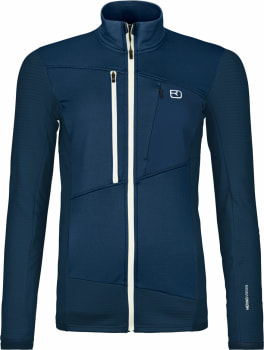 Ortovox Fleece Grid Fleecejacke mit Kapuze