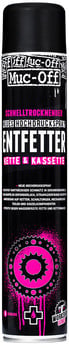 Schnelltrocknender Entfetter von Muc-Off für Kette und Kassette.
