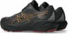 Schwarze ASICS GT-2000 15 Laufschuhe mit orangefarbenen Akzenten und GORE-TEX.