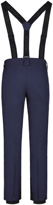 Blaue Skihose mit Latz und verstellbaren Trägern. Blaue Skihose mit Latz und verstellbaren Trägern.