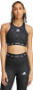 adidas TECHFIT Medium-Support High-Neck Print Sport-BH