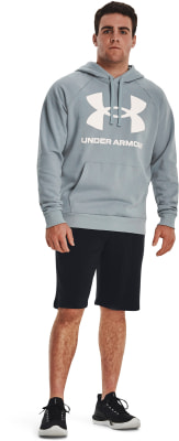 Under Armour Rival Fleece Big Logo férfi kapucnis felső