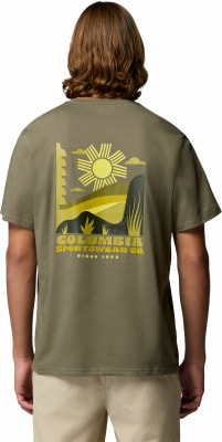 Columbia CSC Outdoor Back Graphic T-Shirt kurzarm, 100%org.BW