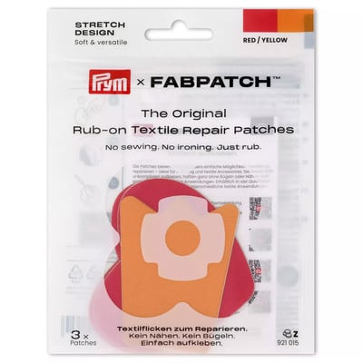 Prym x Fabpatch Textilflicken-Set für einfache, bügelfreie Reparaturen von Kleidung. Prym x Fabpatch Textilflicken-Set für einfache, bügelfreie Reparaturen von Kleidung.