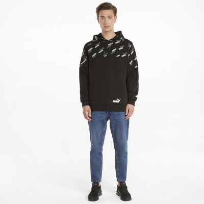 Puma Power Aop Hoodie férfi kapucnis felső