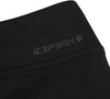 Schwarzer Stoff mit ICEPEAK-Logo.