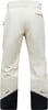 Beige Skihose mit schwarzem Beinabschluss und RECCO-Logo.
