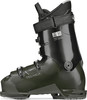 Dunkelgrüner Tecnica Skischuh mit hohem Volumen und 103 mm Leistenbreite.