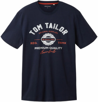Tom Tailor Logo Tee férfi póló