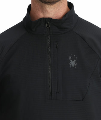 Spyder Gridweb Fleecepullover mit Halfzip