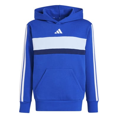 adidas J 3S TIB FL HD Gyerek kapucnis pulóver adidas J 3S TIB FL HD Gyerek kapucnis pulóver