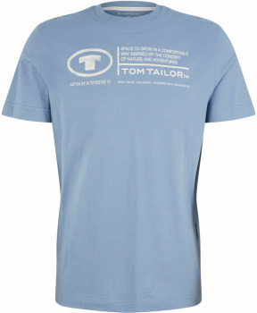 Tom Tailor Printed Crewneck férfi póló