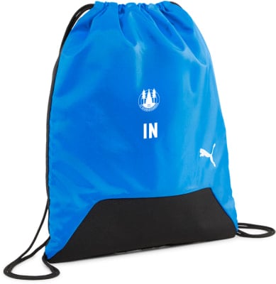 Blaue Drawstring-Tasche mit Puma-Logo und Schriftzug IN.