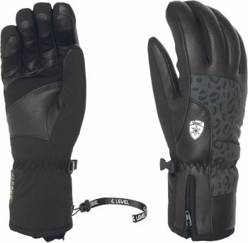 Level Iris Skihandschuh, 3000 WARM, Primaloft, Leder