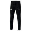 Schwarze Sporthose mit weißem NR-Schriftzug und Erima-Logo.