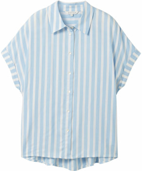 Tom Tailor TOM TAILOR Striped SS Blou. Da. Bluse