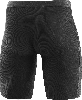 Schwarze Herren Thermounterhose mit kurzen Beinen und elastischem Bund.