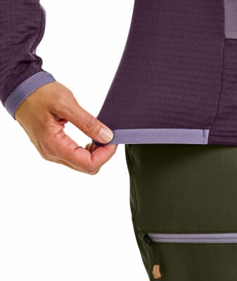 Ortovox Fleece Grid Fleecejacke mit Kapuze