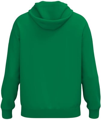 Grüner Kapuzenpullover von hinten gezeigt. Grüner Kapuzenpullover von hinten gezeigt.