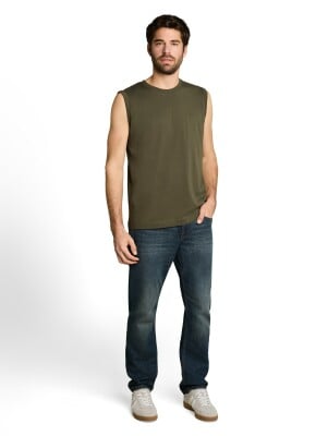 Tom Tailor Tanktop W.Embro férfi ujjatlan felső