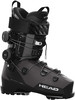 Schwarzer HEAD Skischuh mit BOA-System und Schnellverschlüssen.