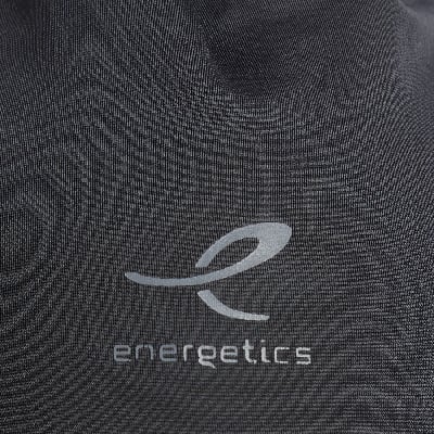 Logo značky Energetics s nápisem a stylized písmenem E. Logo značky Energetics s nápisem a stylized písmenem E.