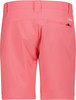 Rosa Shorts mit CMP-Logo auf der Gesäßtasche und Reißverschluss.