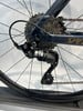 Eine hintere Fahrradschaltung mit Kassette und Kette.