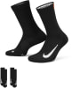 Nike Tenisové ponožky U Multiplier Crew 2PR Cushioned,2PÁ/BAL