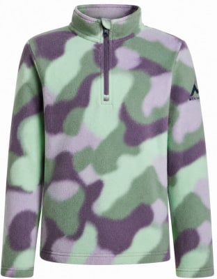 McKinley Kinder Fleece Pullover mit Camouflage-Muster und kurzem Reißverschluss. McKinley Kinder Fleece Pullover mit Camouflage-Muster und kurzem Reißverschluss.