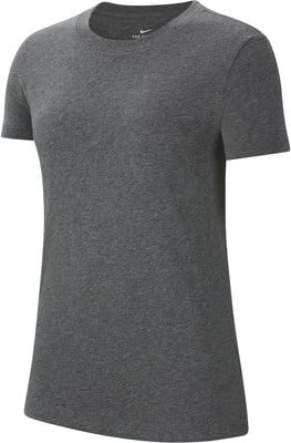 Herren dunkelgraues Nike T-Shirt mit kurzen Ärmeln und Rundhalsausschnitt.