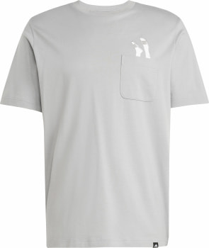 adidas Lounge Slides Graphic Pocket T-Shirt