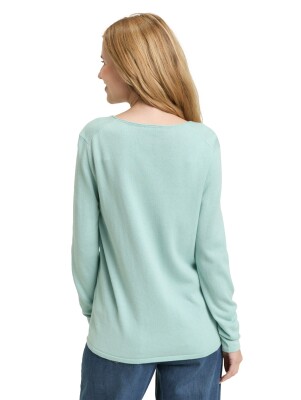 Tom Tailor Basic V-Neck női pulóver