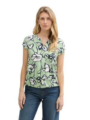 Tom Tailor TOM TAILOR Blouse Printed Női rövid ujjú blúz