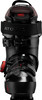 Schwarzer Atomic Skischuh mit roten Details und Mimic-Logo.