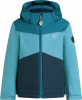 McKinley Kinder-Winterjacke mit Kapuze und Farbblöcken.