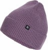 Eine lila Strickmütze von McKinley mit Markenlogo.