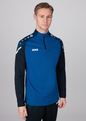 Jako Performance Langarmshirt mit Halfzip