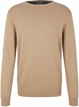 Tom Tailor TOM TAILOR Basic Crew Neck pulóver
