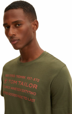 TOM TAILOR Printed Basic férfi póló