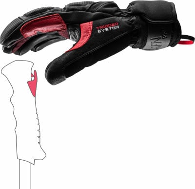 Leki Griffin Pro 3D Skihandschuhe mit Touchfunktion